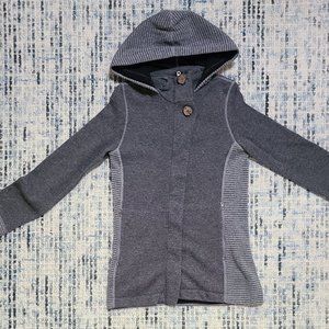 Prana Zip Up Hooded Sweater Jacket
